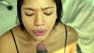 feel my neighbor's huge cock for the first time in amateur couple fun