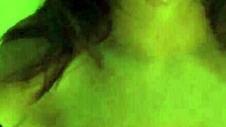 milf smoking and spanking ass while masturbating alone