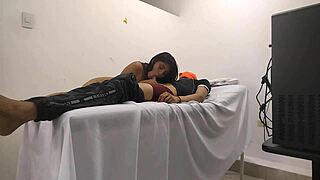 Change Of Plans Doctor Was Going To Give Massage To Female Patient But The Patient Turned Out To Be A Whore And Quickly Set Him Up