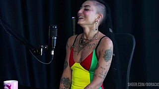 caroleta roots compilation on bora cast with bruna carlos part 1 in sheer red lingerie