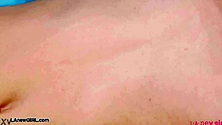 red haired model reveals her body in photoshoot