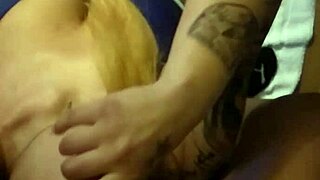 tattoo latina giving bf great blowjob