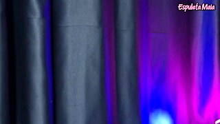 Influencer tests erotic products with pepper blend and body oils in asmr