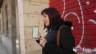 Lucía Bianco meets young 18+ boy in dance classes for mating dance