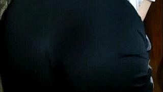 Doña Mary In Nice Shorts Showing Her Delicious Ass