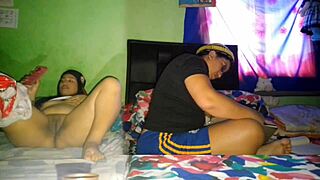 Intensely Pleasuring My Big Pussy While Stepsister Studies