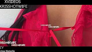 Kriss Hotwife Gives A Christmas Present With Her Big Tits And Ass In A Sexy Outfit For You