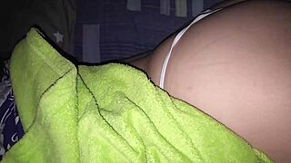 Chubby Latina Roleplays in Dorm Bed with Mature Mommy Taboo
