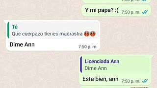 my stepmom gets excited on chat 😏