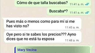 Doña Mary In Nice Shorts Showing Her Delicious Ass