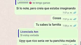 my stepmom gets excited on chat 😏