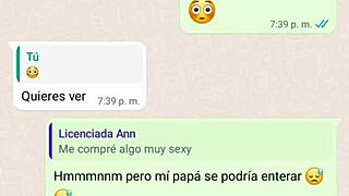 my stepmom gets excited on chat 😏