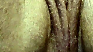 Ebony milf masturbates her big ass