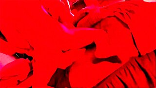 Naughty girl orgies with four friends, condom-free, to funk and red lights