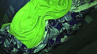 Chubby Latina Roleplays in Dorm Bed with Mature Mommy Taboo