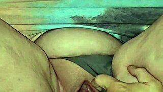 Sexy Wife in Sundress Upskirt Teasing Skirt and Panties