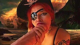 Young Pirate Girl Achieves Wild Orgasms Using Vibrators on All Orifices