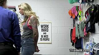 pounding milf for stolen gold jewelry at office