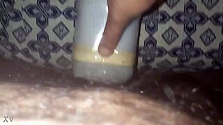 Home Masturbation with Big Cock