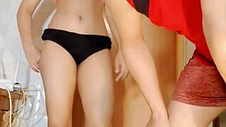 hot young 18+ couple sensual sex at home 😍