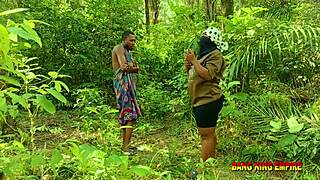 amateur bbw college babe has outdoor bush sex on vacation