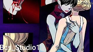 Vampire Girl Transforms into Sexy Seductress Riding Hardcore