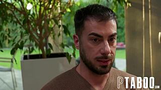 Horny blondes invite Francis for intense threesome fuck fest