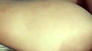 Small wet pussy takes big black dildo for intense solo orgasm