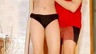 hot young 18+ couple sensual sex at home 😍