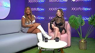 Latina milf carla morelli gets hard sex with maxx betancur and almost loses control with dani ortiz interviewer