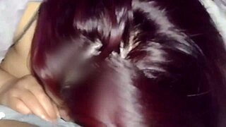 Watching movies with my neighbor while sucking his dick