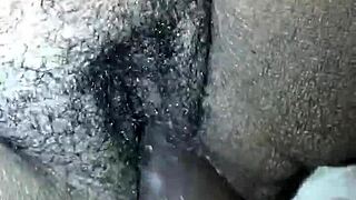Bbw receives rough creampie with cum flow