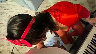 Adventures of Milfycalla: Piano Teacher's Dick Teases and Fucks