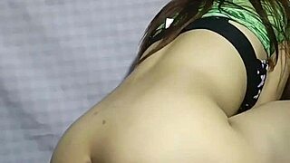 tiny young pinay friend fucks her hard in the pussy, she's too horny to talk