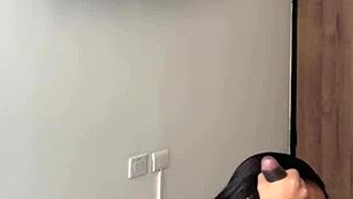 Cute Brunette Enters Stepbrother's Room For Amateur Couple Chat