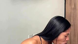 Cute Brunette Enters Stepbrother's Room For Amateur Couple Chat