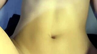 Cumming On Her Belly