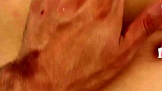 a good finger in this beautiful navel