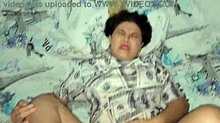 Im happy destroying my blondes pink white ass with my thick black cock