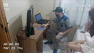 Slut Without Panties Gets Fucked by Net Technician