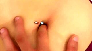 a good finger in this beautiful navel
