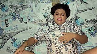 Im happy destroying my blondes pink white ass with my thick black cock