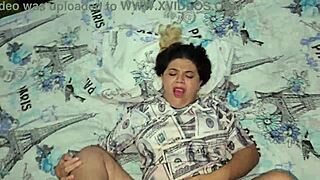 Im happy destroying my blondes pink white ass with my thick black cock