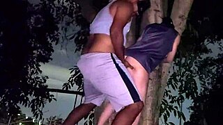 Almost Caught Fucking in Public with Big Ass and Monster Cock Action