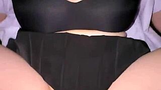 Big-Titted Student Gets Hard Fucked By Senior In Dorm Room