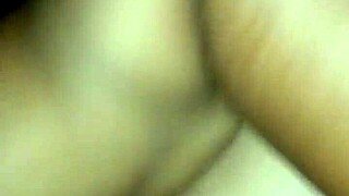 ebony wife rides big black cock in homemade video, big ass swaying