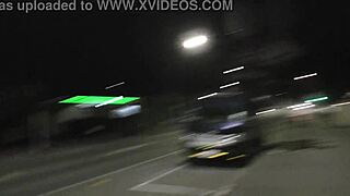 Kiwi Trashy Milf Pissed On Publicly In Busy Street