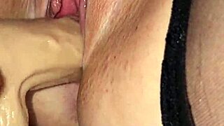 wanna see wife cheating with big dildo fucking?