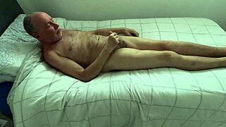 as a mature european woman, i masturbate in my bedroom, naked, reaching orgasm