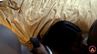 Fantasy Vee's intense first gangbang with two big black cocks